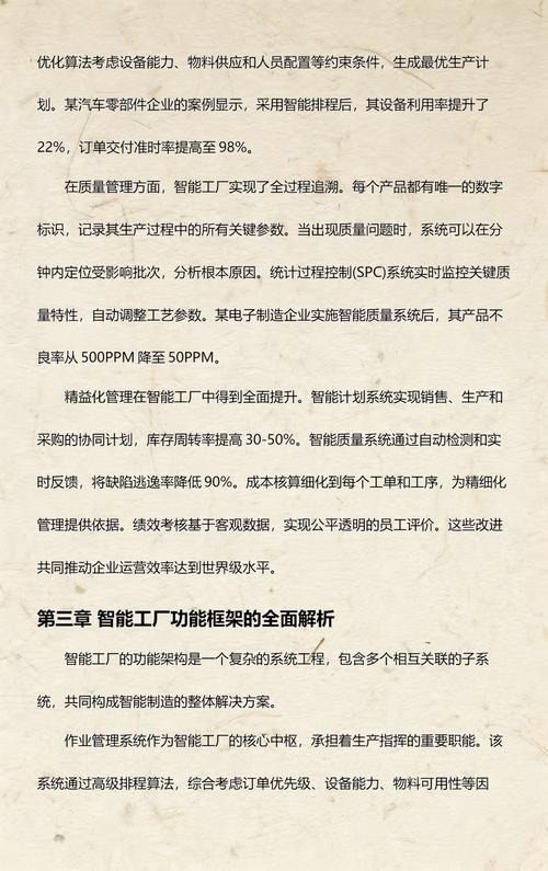 智能制造整体解决方案:智能工厂产品功能深度解析